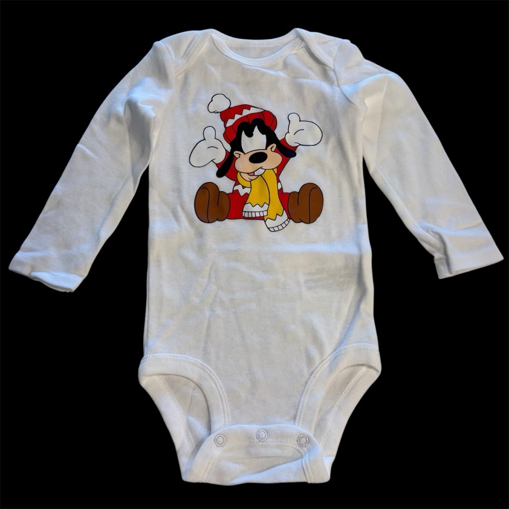 Cozy White Cartoon Bodysuit